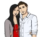Vix & Dan portrait (2010)