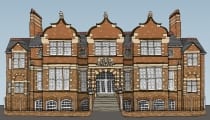 Center for Linguistics & Philology Building illustration