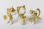 Designer Toy - Gold & White Unicorn, Merlion & Manticore (2018)