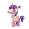 6” Inner Flame Watercolour Skeleton Unicorn (2020) - Designer Toy