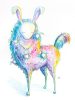 Fluffy Rainbow Rabbit Dog (2020)