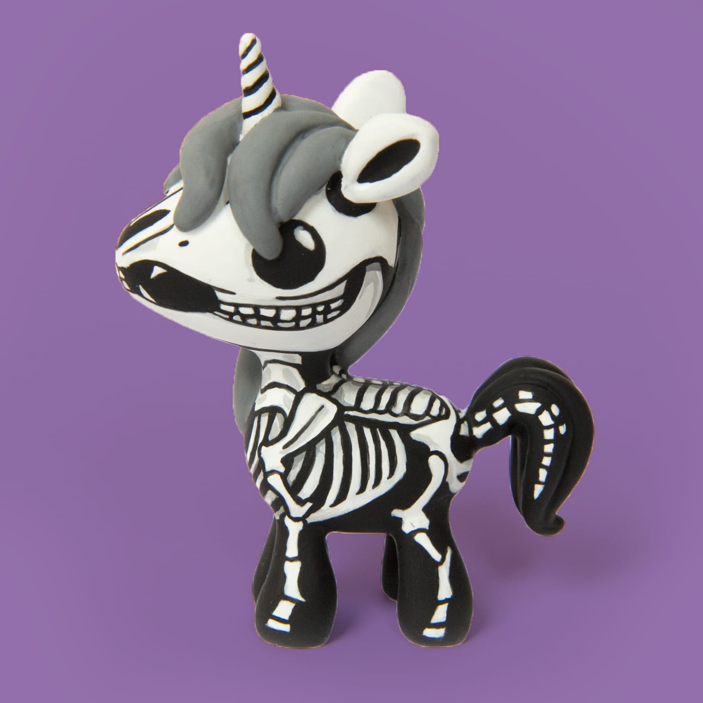 unicorn skeleton figure