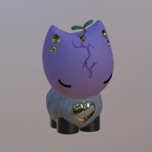 Sprout Through Cracks (2020) - digital 3D Sprout Through Cracks (2020) - digital 3D