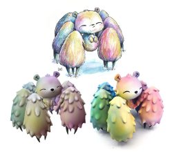 Spider Bear - Stages (2020-2022) - digital 3D Spider Bear - Stages (2020-2022) - digital 3D