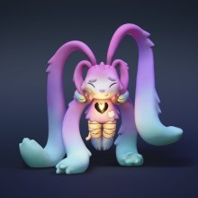 Crutches Bunny (2023) - 3D Crutches Bunny (2023) - 3D