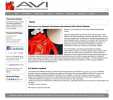 AVI Website Screen Shoot