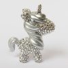 Designer Toy - Swarovski Crystals Silver Model A Unicorn (2018)