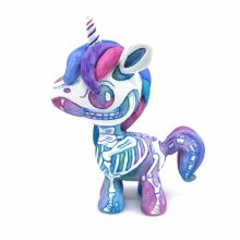 3” Candy Watercolour Skeleton Unicorn V2 (2020) - Designer Toy 3” Candy Watercolour Skeleton Unicorn V2 (2020) - Designer Toy