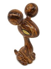 Polished Wood Effect Draffi Pup (2020) - Designer Toy Polished Wood Effect Draffi Pup (2020) - Designer Toy