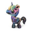 3” Rainbow Watercolour Skeleton Unicorn (2021) - Designer toy