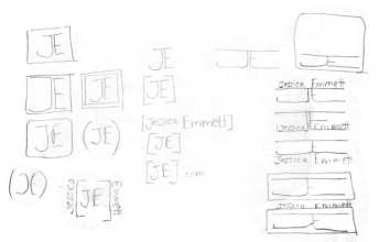 JE Logo ideas - development JE Logo ideas - development