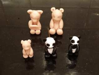 Panda Charms Prototypes - Ready to bake (2014)