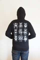 Panda Robots Hoodie - back (2014)