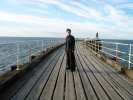 Kat on Whitby Pier (2003)